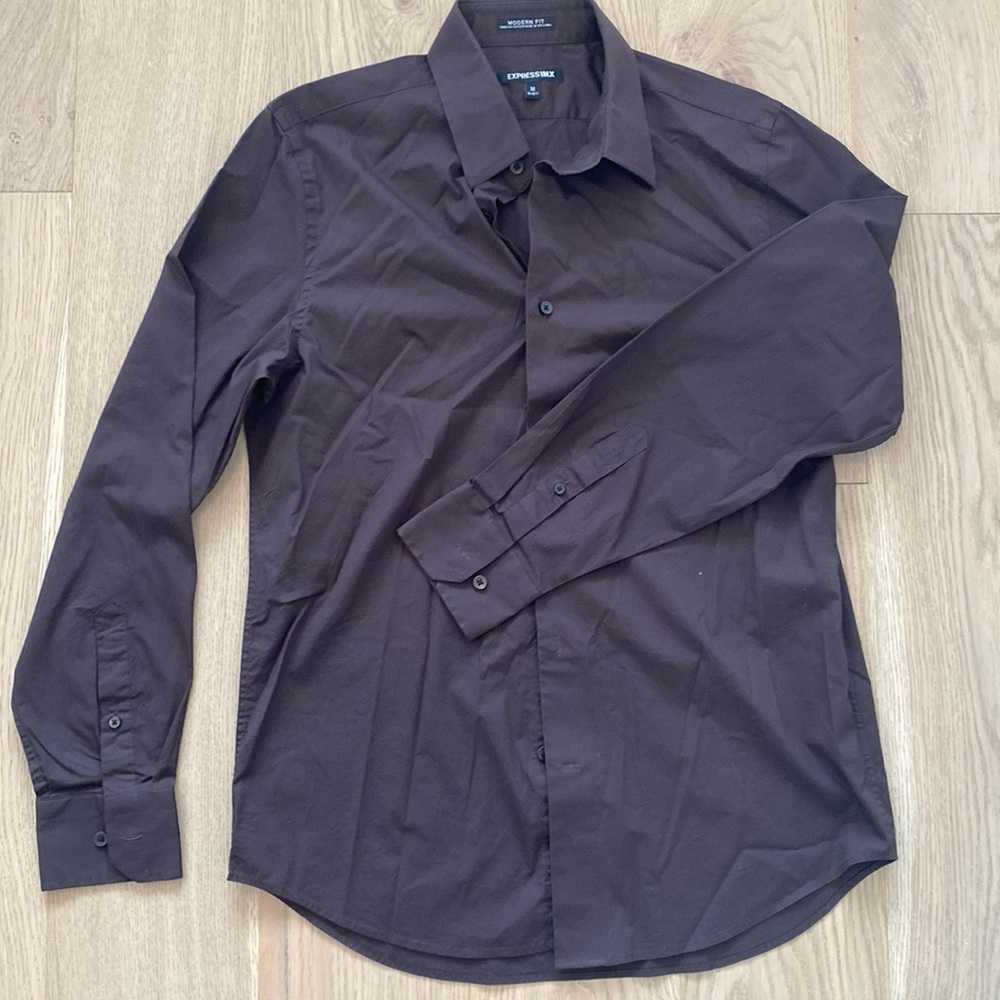 Express “Modern Fit” Button Down. Size: M - image 1